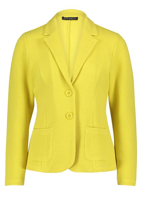 Damen Gelb Blazer (1) 